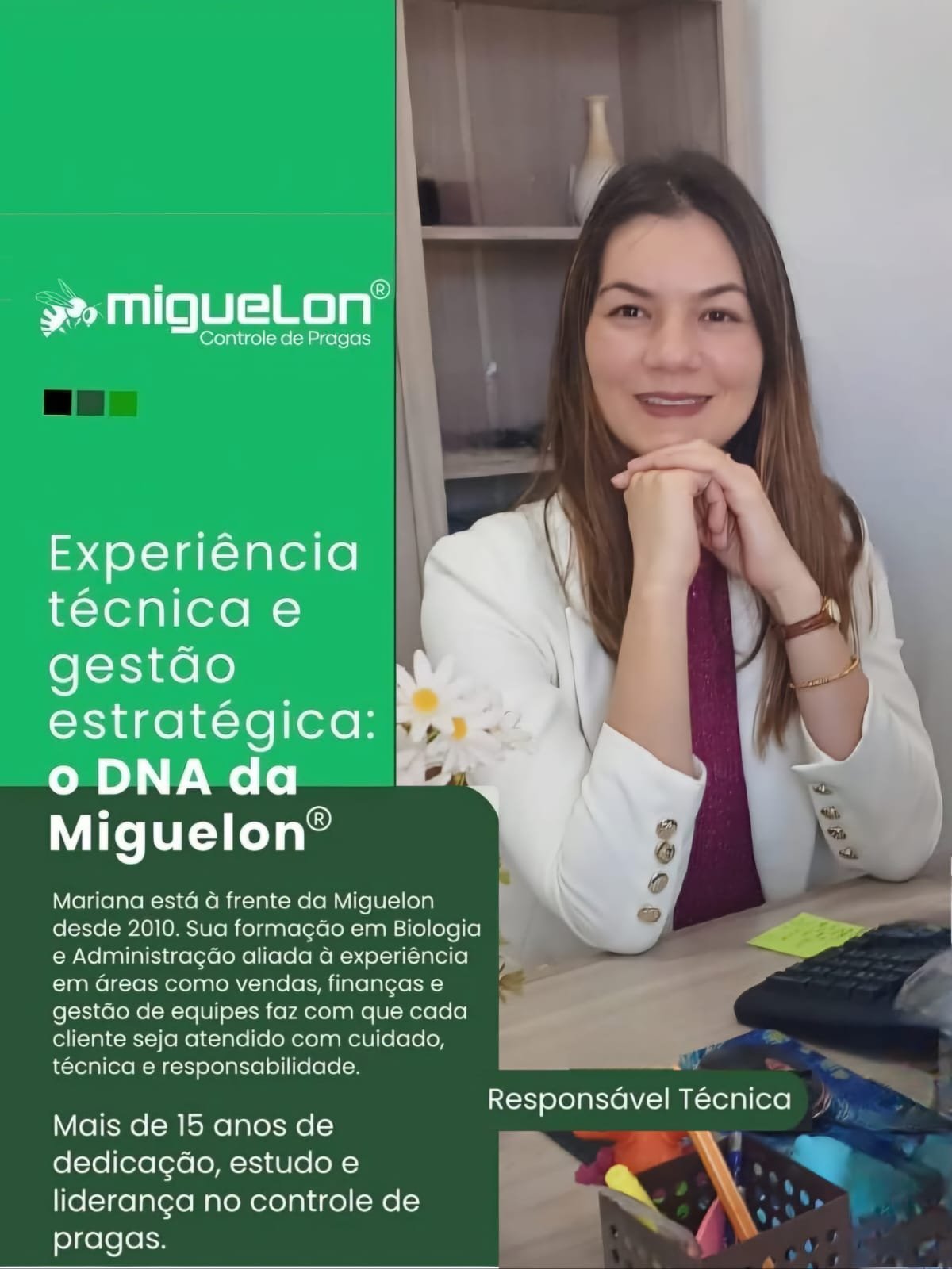 Miguelon Responsável Técnica